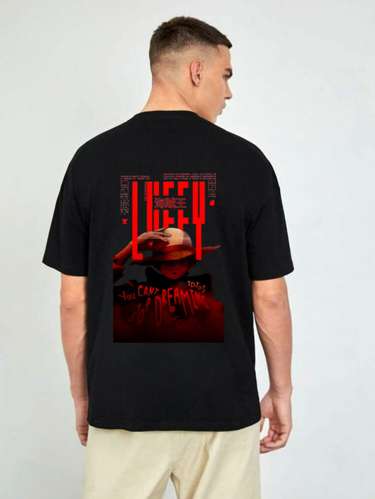 LUFFY ANIME OVERSIZED T-SHIRT - Ramya