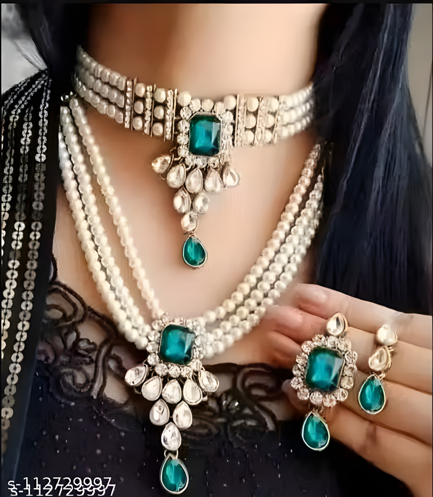 squire Necklace combo white set