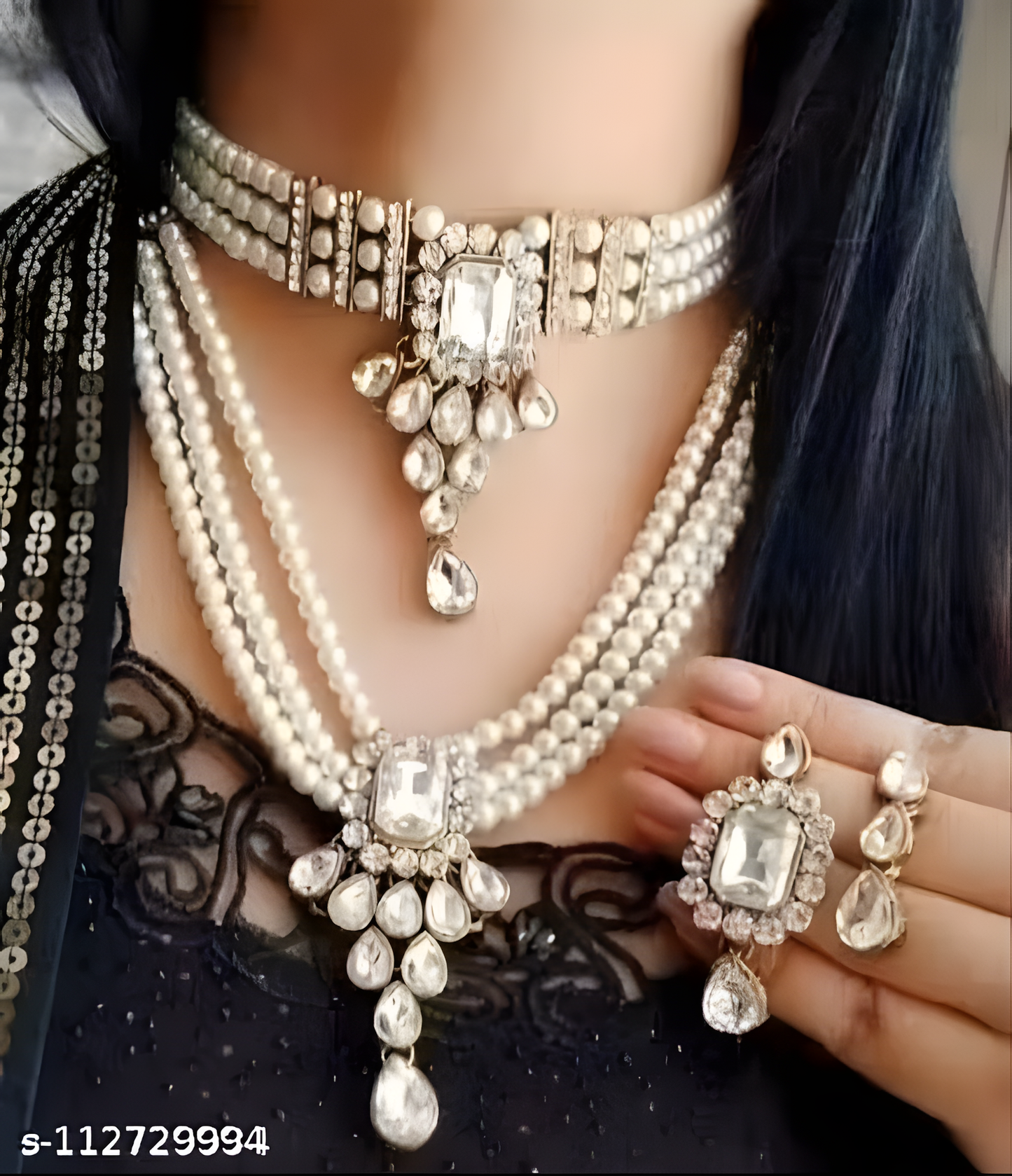 squire Necklace combo white set