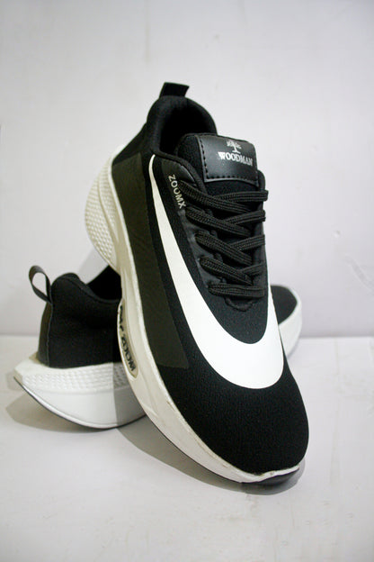 Air ZoomX Black & White Running Shoes - Ramya