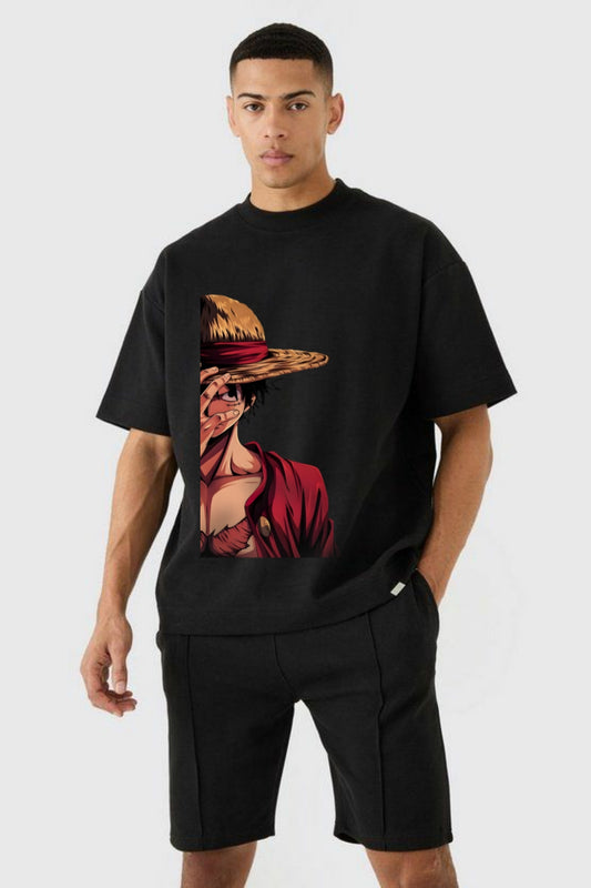 LUFFY ANIME OVERSIZED T-SHIRT - Ramya