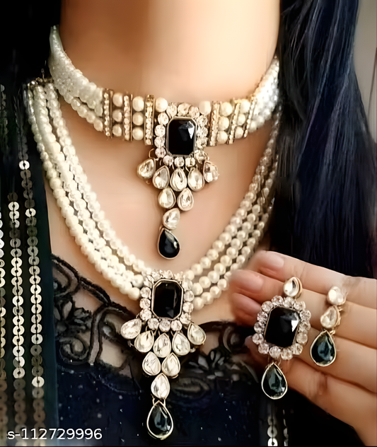 squire Necklace combo white set