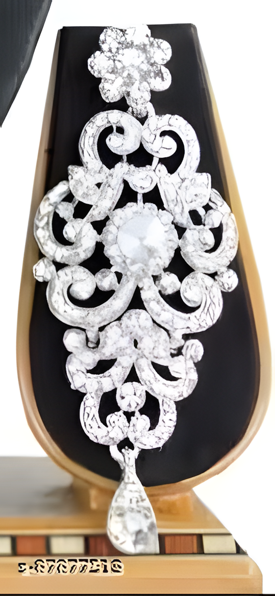 Set 2 of Sterling Rhodium Plated Jewellery Set With White Austrian Diamond