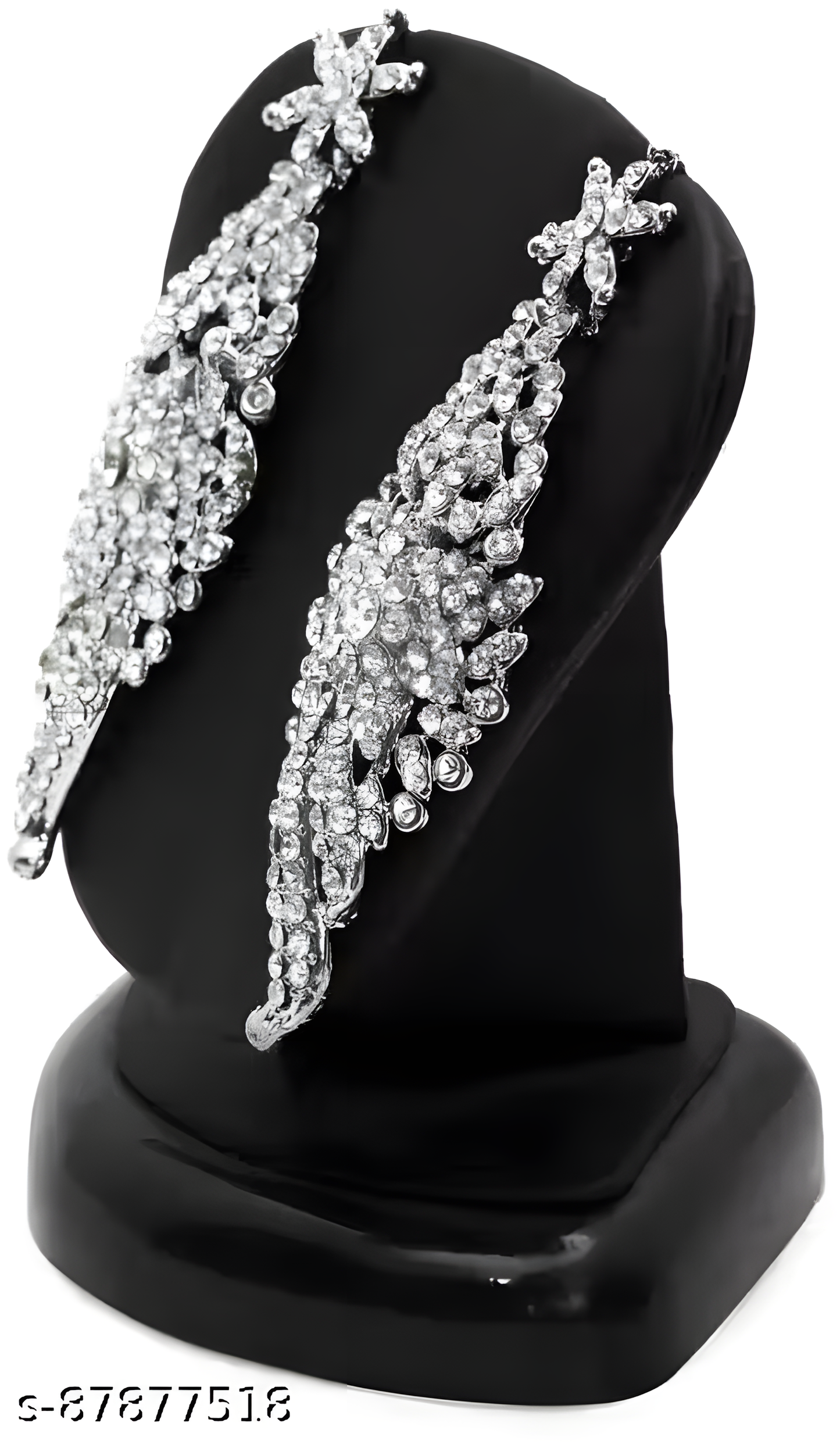 Set 3 of Sterling Silver Plated Jewellery Set With White Austrian Diamond
