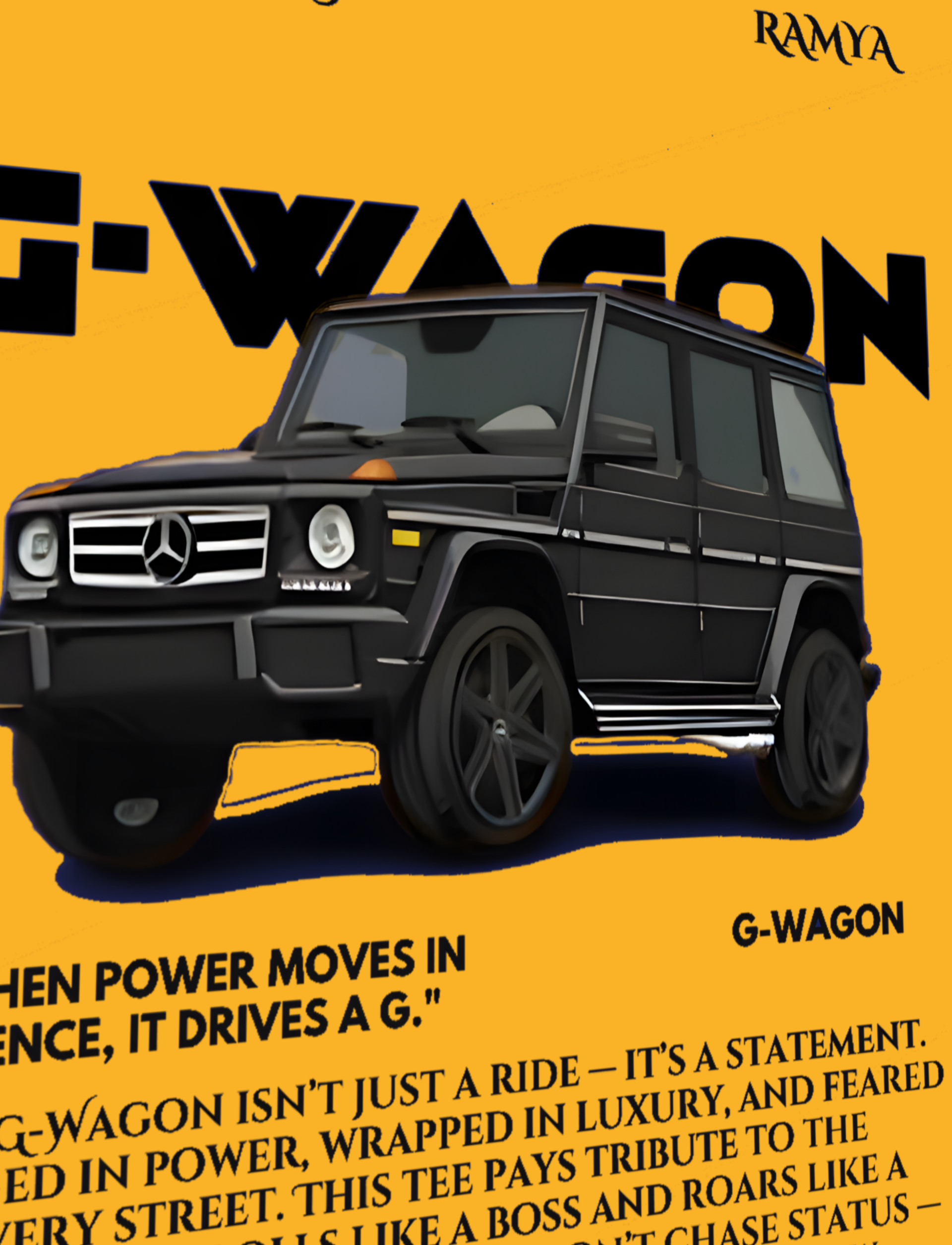MERCEDES G-WAGON OVERSIZE T-SHIRT - Ramya
