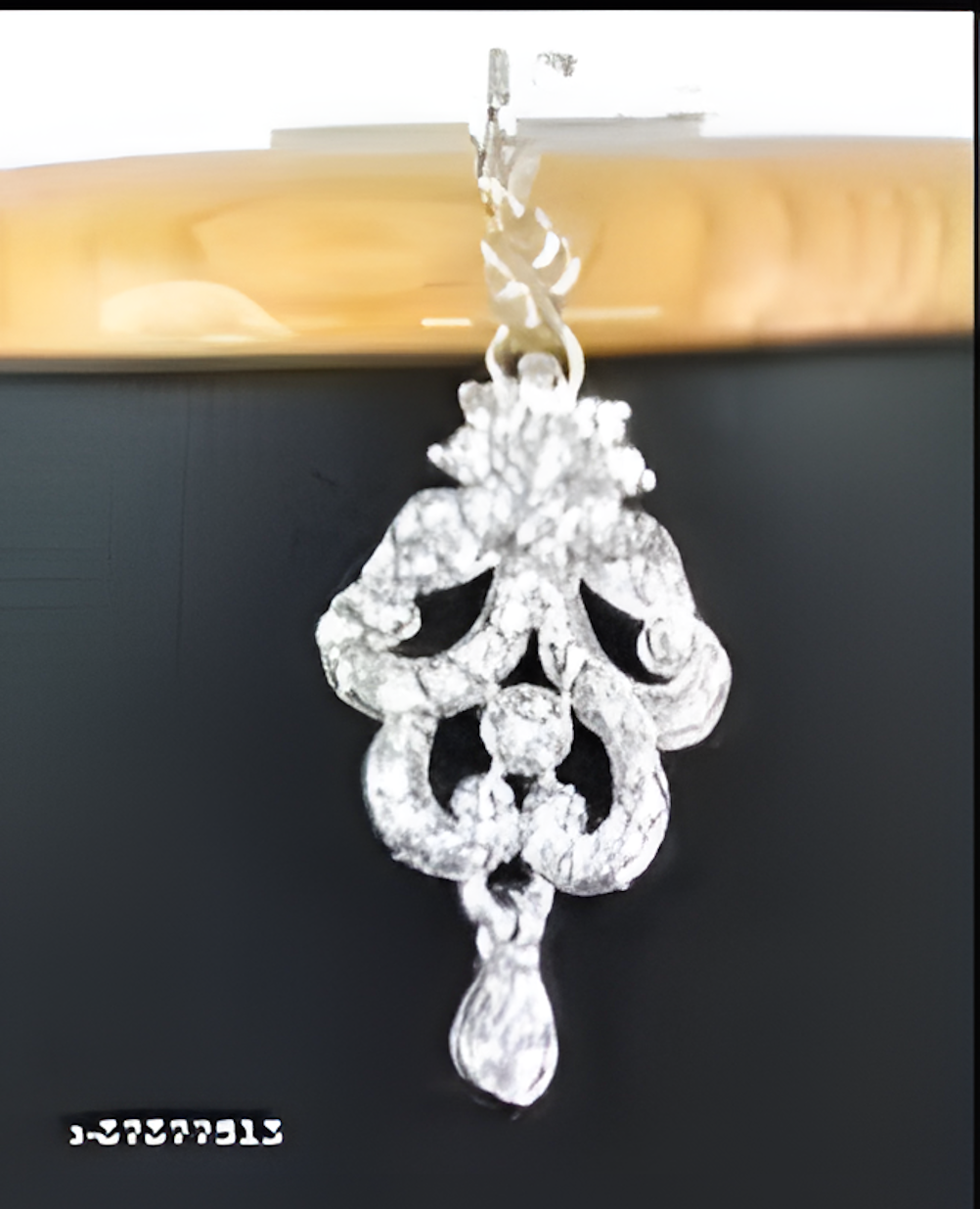 Set 2 of Sterling Rhodium Plated Jewellery Set With White Austrian Diamond